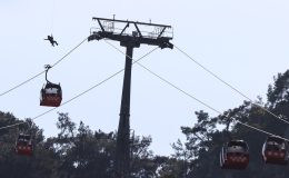 Antalya’daki teleferik kazasında kurtarma çalışmalarından yeni görüntüler
