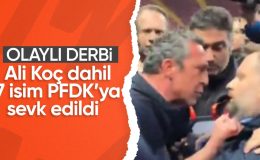 Olaylı derbi sonrası Ali Koç dahil 7 isim disipline sevk edildi
