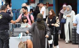 Trabzon Havalimanı’nda turizm yoğunluğu: Arap turistler gelmeye devam ediyor